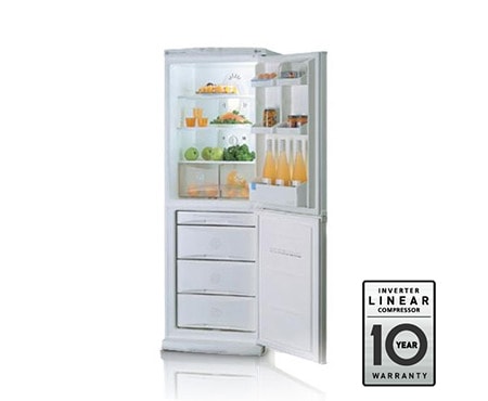 LG Двухкамерный холодильник LG Total No Frost. Высота 188см. Цвет: титаниум, GR-389STQ