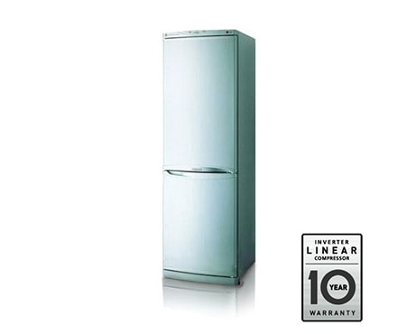 LG Двухкамерный холодильник LG Total No Frost. Высота 188см. Цвет: нержав.сталь, GR-N389SQF