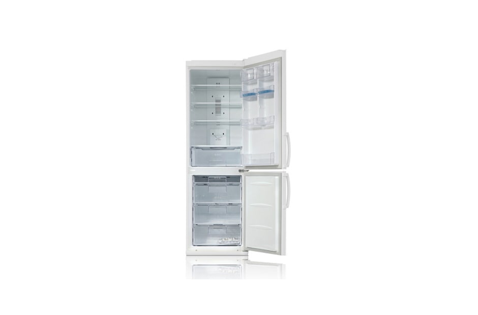 LG Двухкамерный холодильник LG Total No Frost. Высота 190см. Цвет: белый, GA-B409UQA