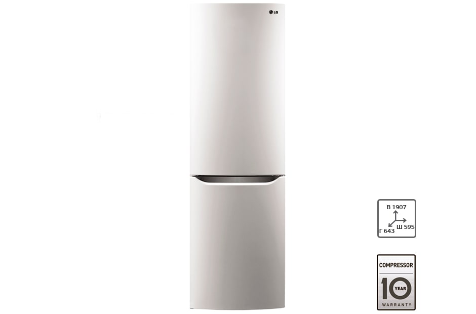 LG Новое поколение холодильников с технологией Total No Frost, GA-B409SLCA