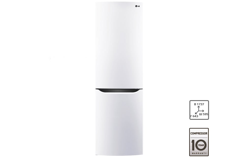 LG Новое поколение холодильников с технологией Total No Frost, GA-B379SVCA