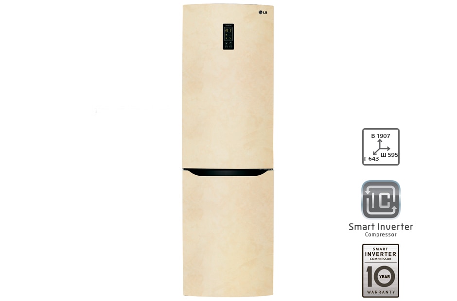 LG Холодильник LG с Умным Инверторным компрессором, GA-M419SERL