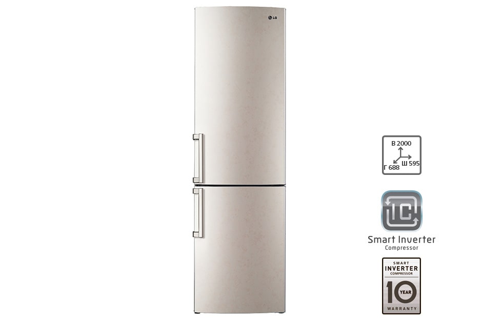 LG Холодильник LG c Инверторным  компрессором, GA-B489YEDL