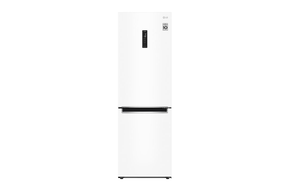 LG 384 л, Холодильник LG DoorCooling⁺ с нижней морозильной камерой, LG ThinQ, Smart Inverter compressor, GC-B459MLWM, GC-B459MLWM