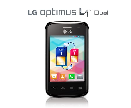 LG Компактный смартфон с 2 sim-картами, E420