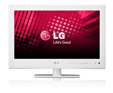 LG LE3400 - HD LED ЖК телевизор в стильном белом корпусе, 19LE3400