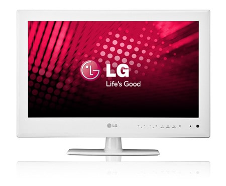 LG LE3400 - HD LED ЖК телевизор в стильном белом корпусе, 22LE3400
