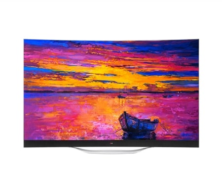 LG Изогнутый OLED 4K телевизор. Оснащен CINEMA 3D и webOS, 77EC980V