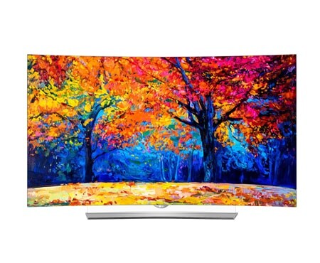 LG Изогнутый OLED 4K телевизор. Оснащен CINEMA 3D и webOS 2.0, 55EG960V
