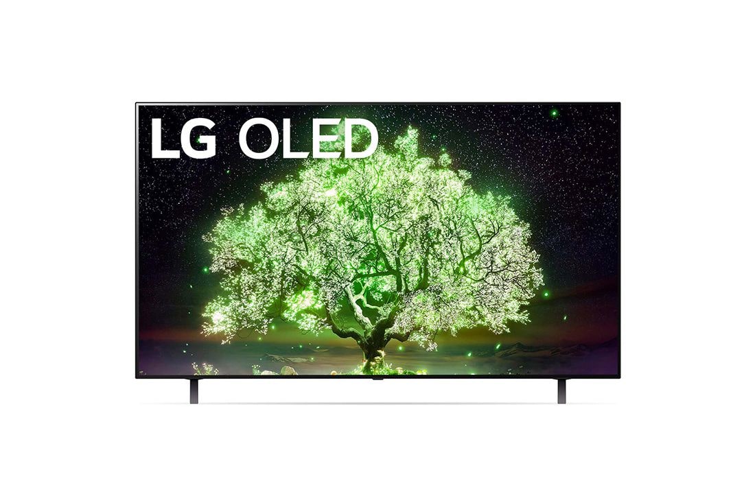 LG 4K OLED телевизор 65'' LG OLED65A1RLA, вид спереди, OLED65A1RLA