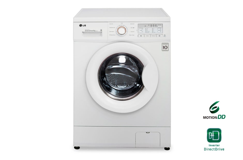 LG Узкая стиральная машина 4 кг с прямым приводом и технологией ''6 движений заботы'', F10B9SD