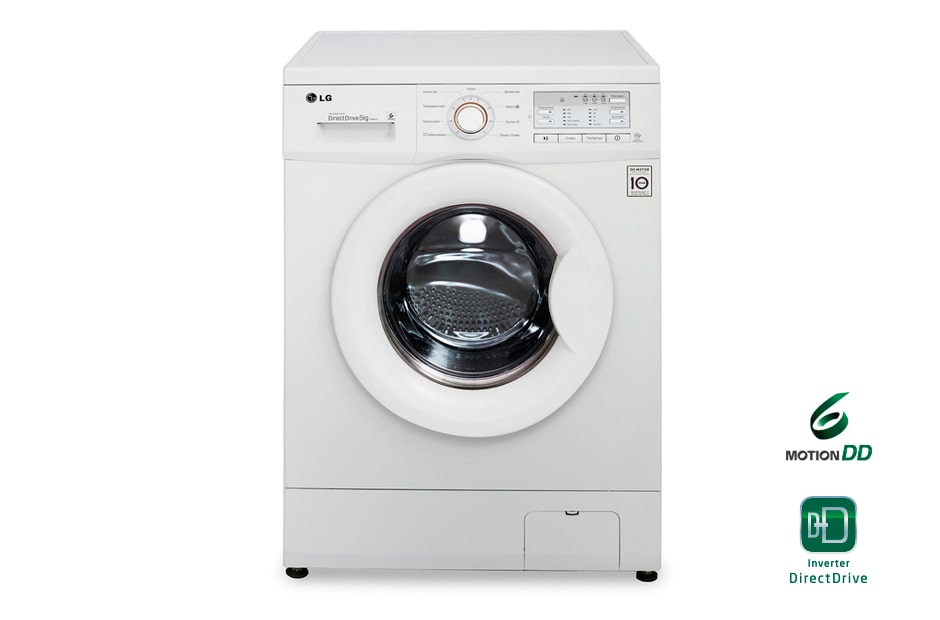 LG Узкая стиральная машина LG с прямым приводом и технологией ''6 движений заботы'', F80B9LD