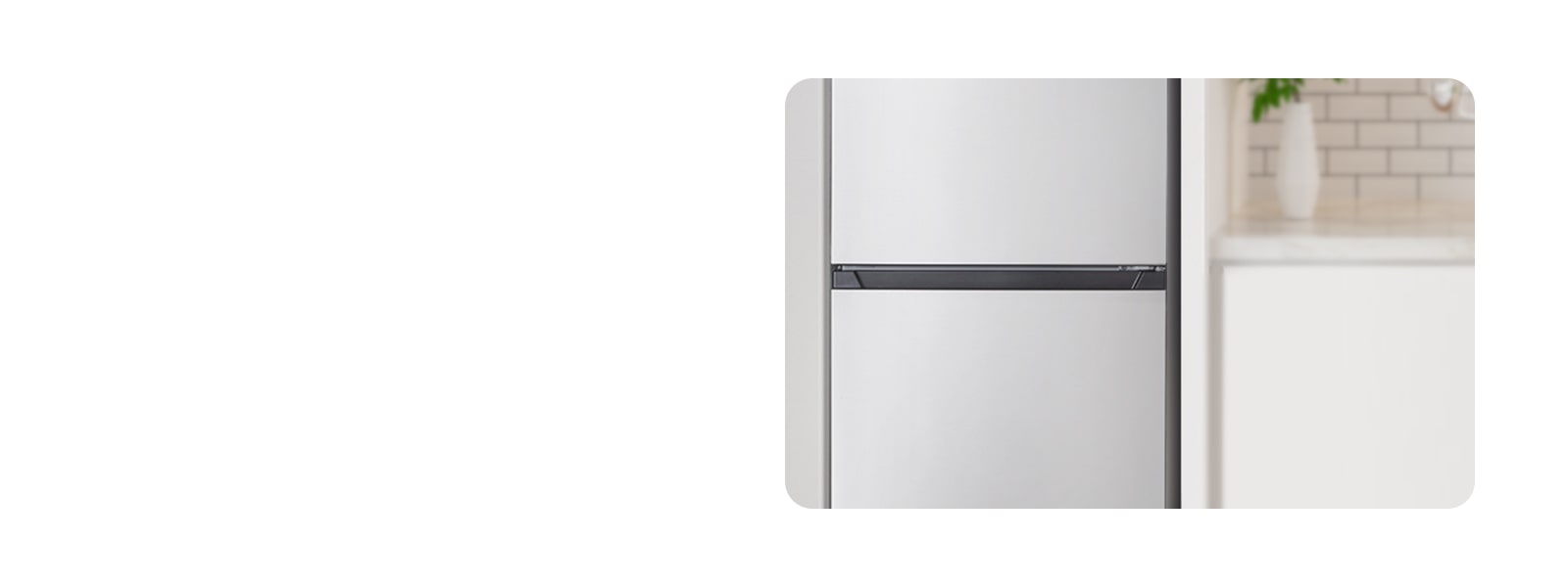 Interiörbild som visar kylskåpet