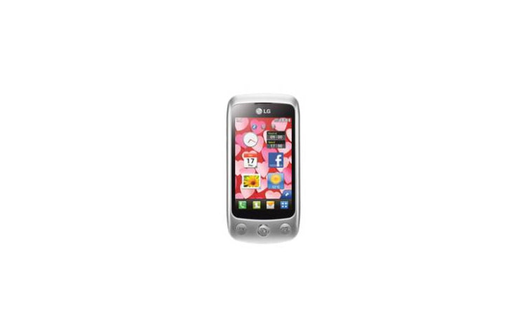 LG 3-tums touchskärm, turbo-3G och 3 MP-kamera, Bluetooth, GS500