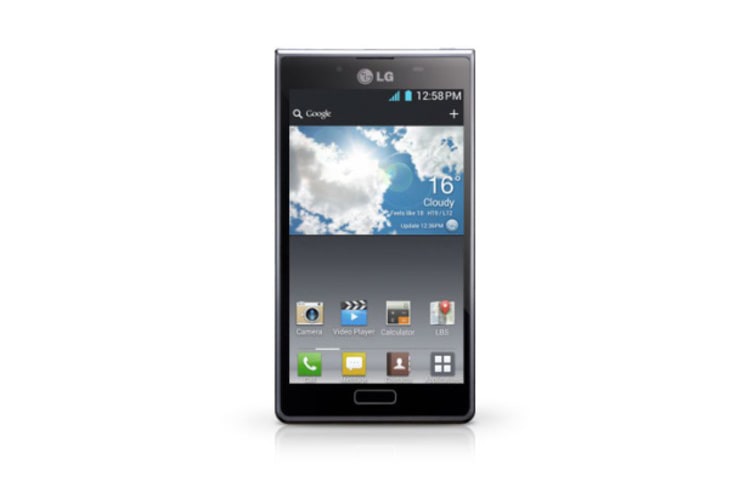 LG 4.3'' WVGA-skärm, Android 4.0, 5 MP kamera, Optimus L7 P700