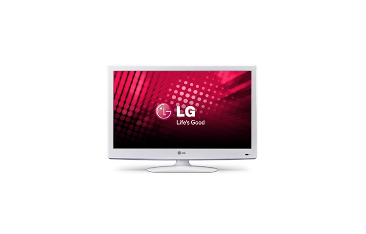 LG Stilren vit LED TV med USB och mediaspelare, 26LS359T