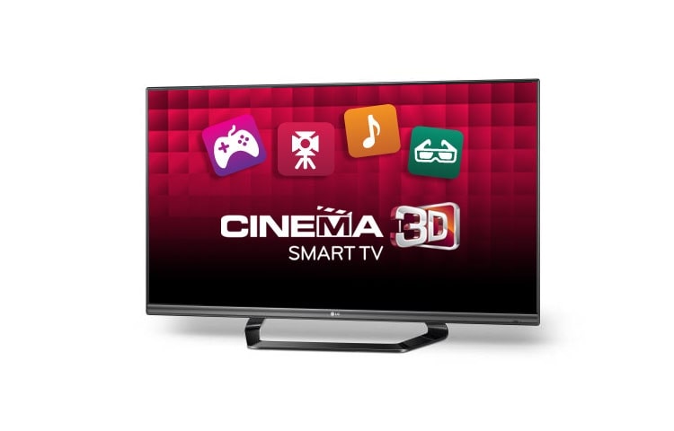 LGs LED TV med tunna ramar, Smart TV och Cinema 3D., 42LM640T