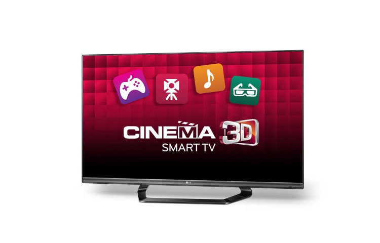 LG LED TV med tunna ramar, Smart TV och Cinema 3D., 55LM640T