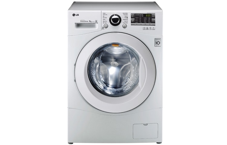 LG 1-8 kg 6 Motion Direct Drive tvättmaskin, energiklass A+++ (-20%), F14A8TDA1