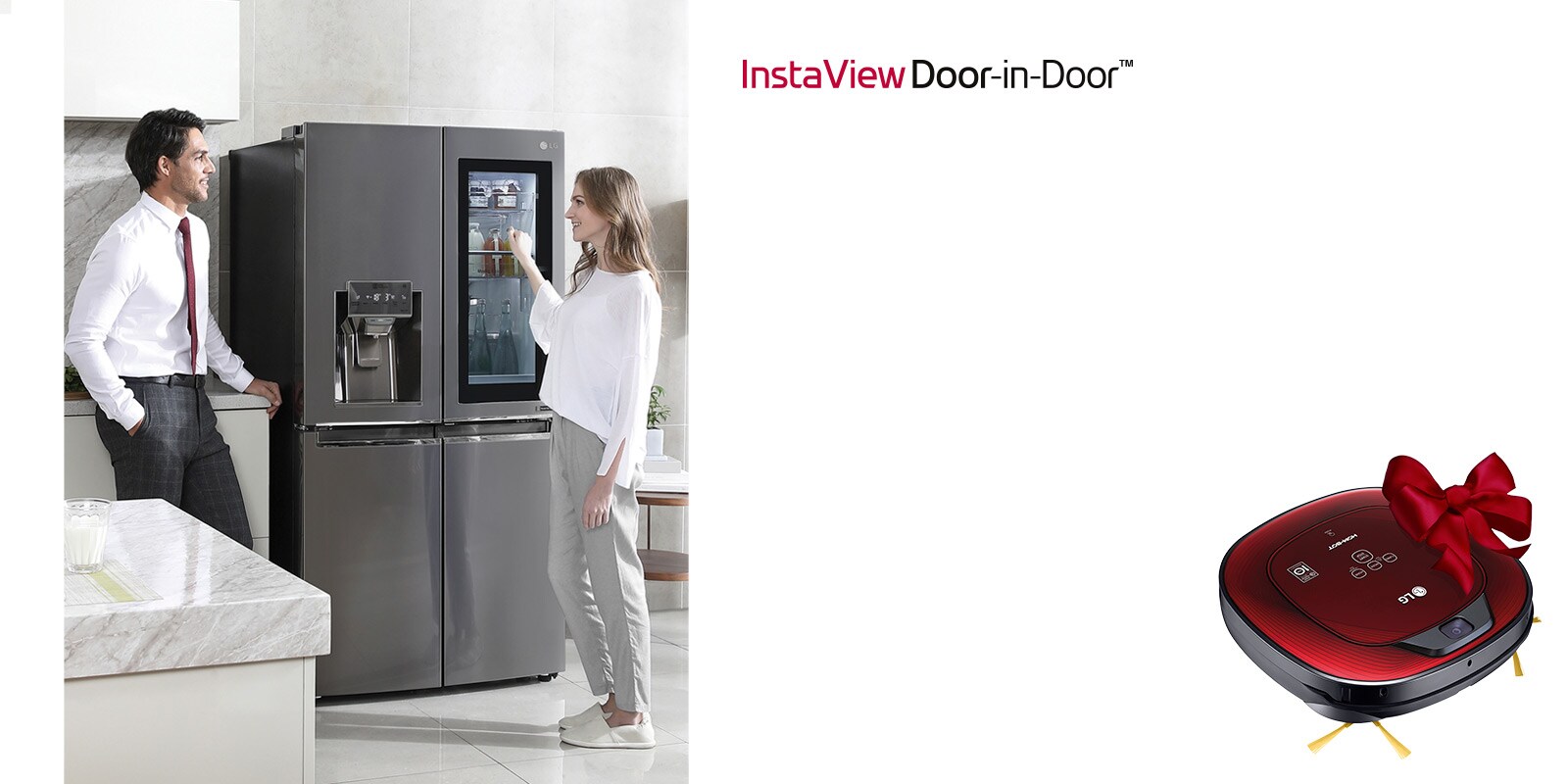 LG InstaView Hombot Promoakce