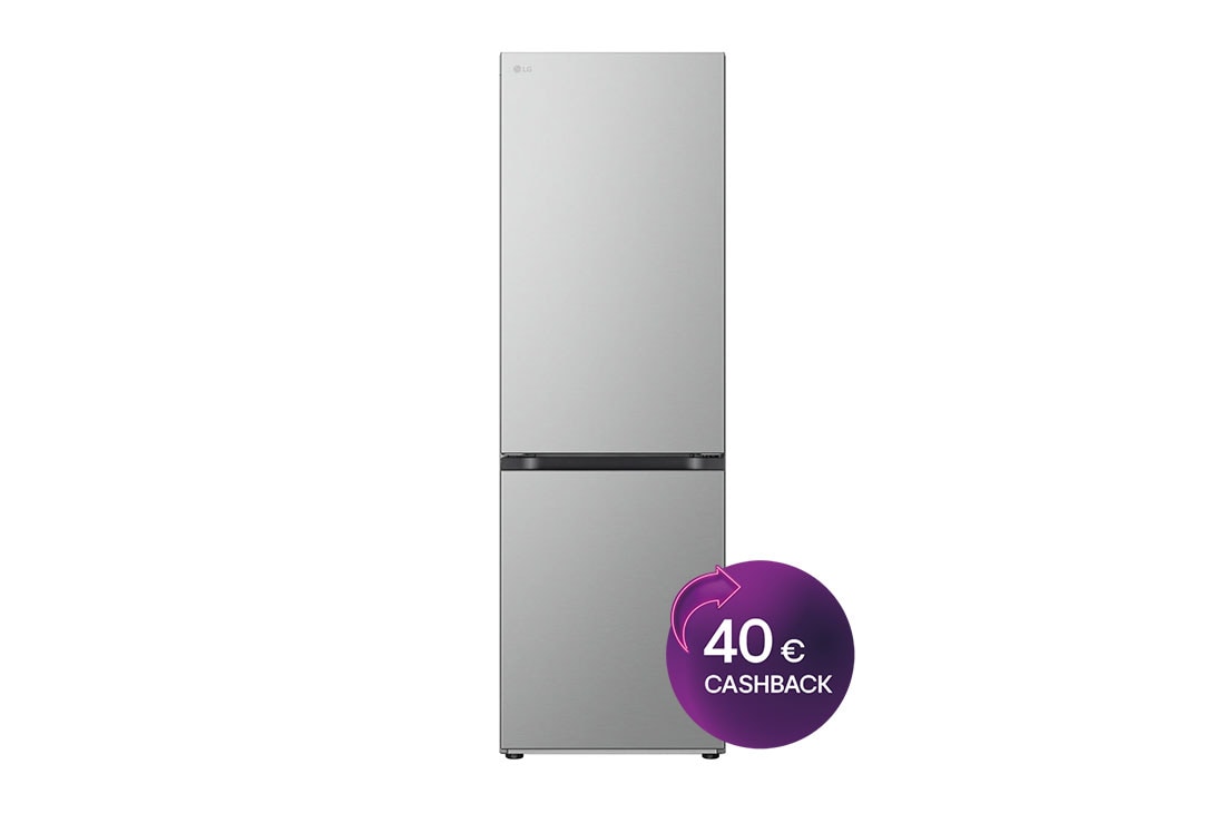LG Kombinovaná chladnička LG | C | 344 l | Smart Invertorový kompresor | DoorCooling+™, front view, GBV7180CPY