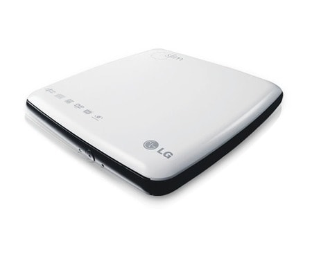 LG Štýlová externá LG DVD napaľovačka, tenké vyhotovenie a možnosť prenosu, jednoduché použitie, kompatibilita s Mac, najlepšie DVDR/DVDRW riešenie pre Netbook, GP08NU10