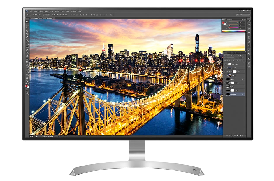 LG 32'' | 4K monitor | 16:9 | UHD | IPS Displej | Reproduktory | USB Type-C, 32UD89-W