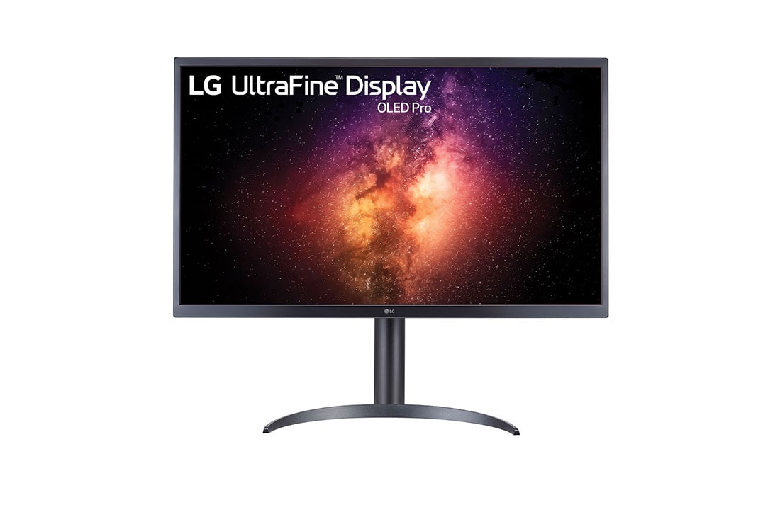 LG 31,5'' 4K OLED displej so stmievaním pixelov a kontrastným pomerom 1M : 1, pohľad spredu, 32EP950-B