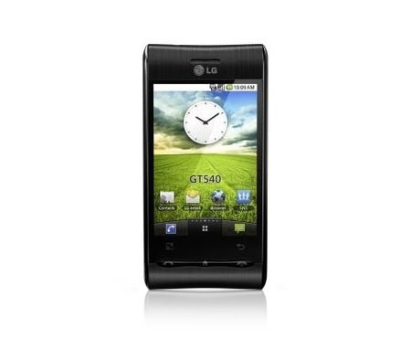 LG Priateľský telefón s operačným systémom Android, ktorý vás nadchne., GT540
