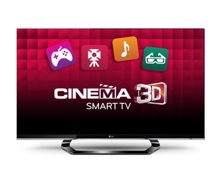 LG 42” LED CINEMA 3D Smart TV, dizajn CINEMA SCREEN, čierny rám, Full HD, MCI 400, Wi-Fi, 4 ks 3D okuliarov a Magic Remote Control súčasťou balenia, 42LM660S