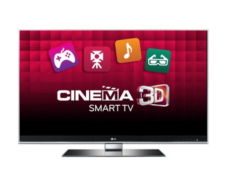 LG 47'' CINEMA 3D Nano Full LED TV, Smart TV, DVB-S2-HD satelitní tuner, TruMotion 400Hz, 47LW980S