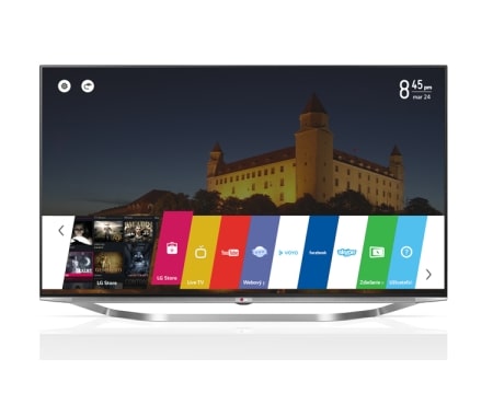 LG 65'' LG ULTRA HD 4K TV, SMART TV WebOS, IPS panel, Wi-Fi, Magický ovládač, 2.0 kanál. systém reproduktorov (35W), DVB-T2, Miracast / Widi, 65UB950V