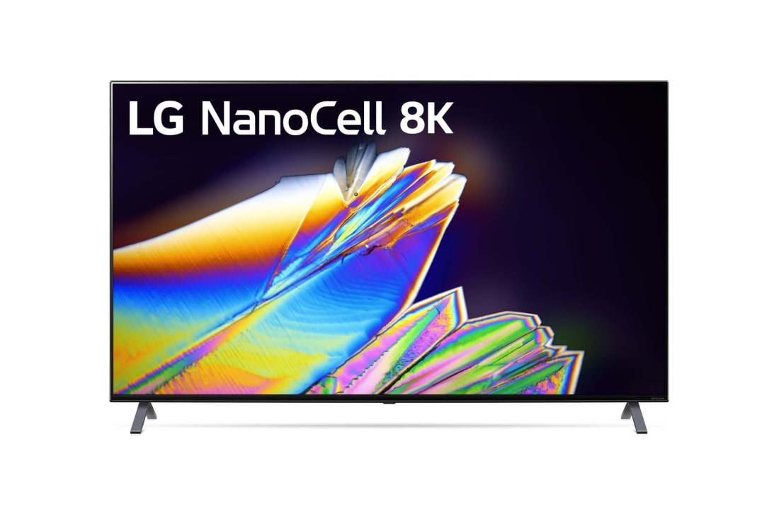 LG 65'' LG NanoCell TV, webOS Smart TV, pohľad spredu s ilustračným obrázkom, 65NANO95