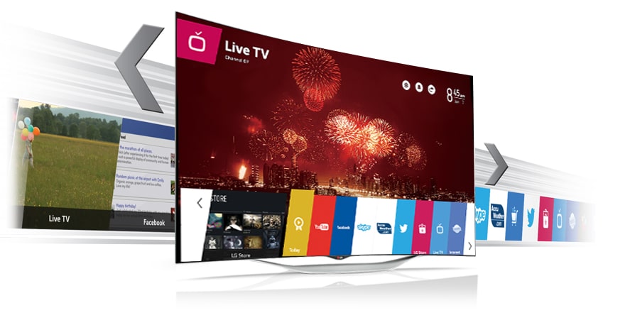LG Smart + TV - Jednoduché prepínanie 