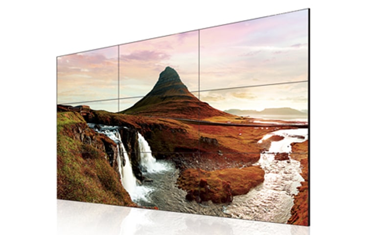 LG 55吋超窄 3.5mm 邊框電視牆, 55LV75A