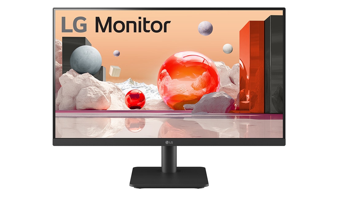LG 23.8'' Full HD IPS 護眼螢幕, 正視圖, 24MS500-B