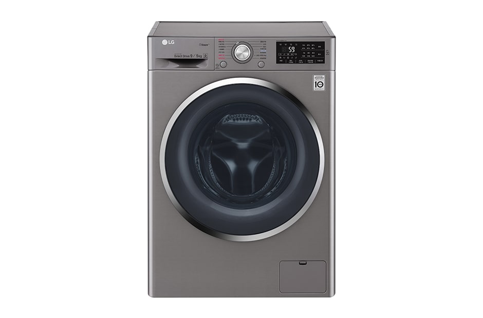 LG 6 Motion DD直驅變頻 蒸氣滾筒洗衣機 精緻銀  / 9公斤洗衣容量; 5公斤烘衣容量, WD-S90TCS