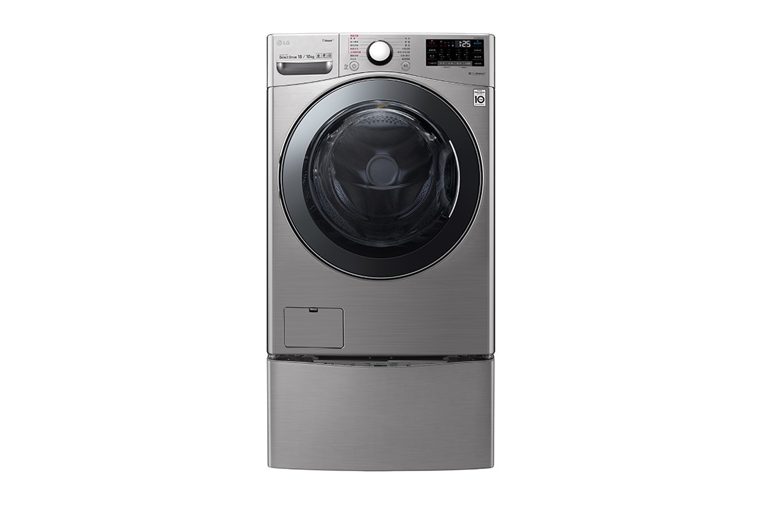 LG TWINWash™ 雙能洗 (蒸洗脫烘)｜18公斤+2.5公斤洗衣容量, TW18MPT.250HV