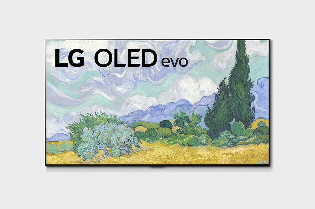 LG Телевізор LG OLED evo G1 | 77 дюймів | 4K | 2021, Вид спереду, OLED77G16LA