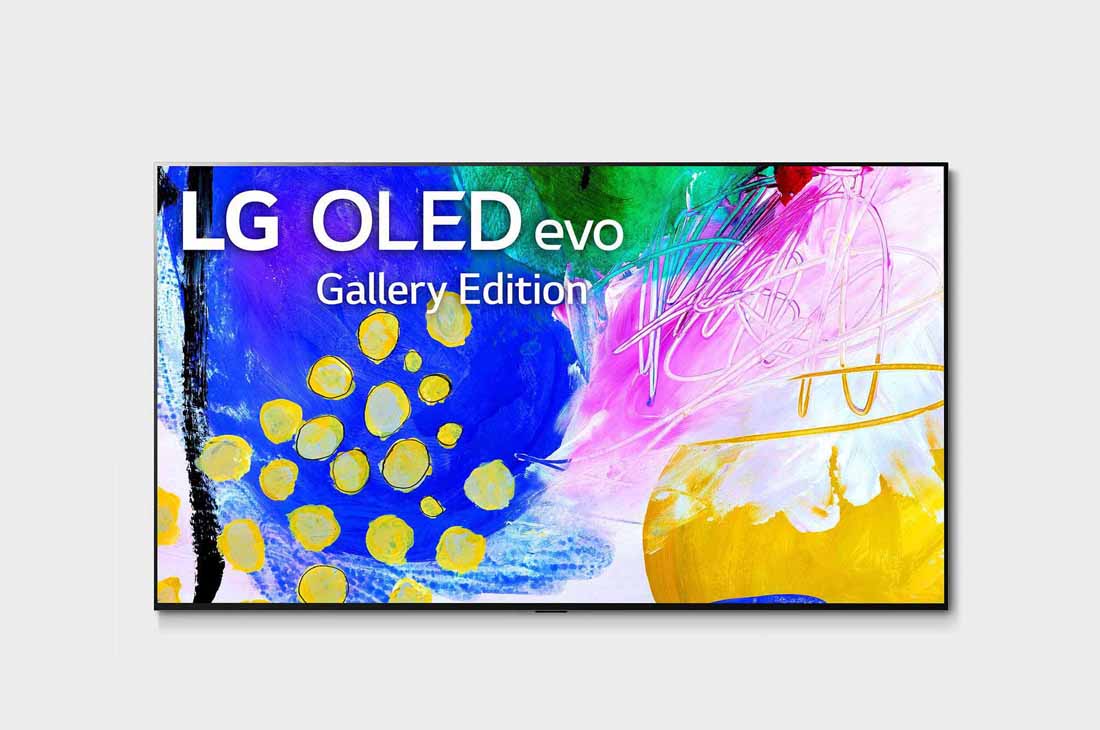LG Телевізор LG OLED evo Gallery Edition G2 | 77 дюймів | 4K | 2022, LG OLED evo Gallery Edition вид спереду, OLED77G26LA