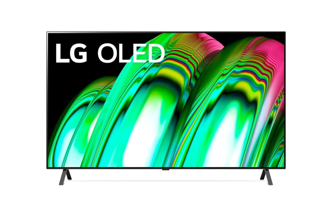 LG Телевізор LG OLED A2 | 65 дюймів | 4K | 2022, Вид спереду , OLED65A26LA