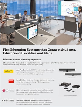Brochure • Flex Education Systems that Connect Students, Educational Facilities and Ideas.