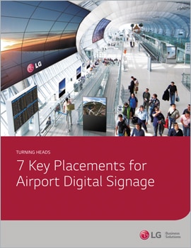 E-Book 7 Key Placements for Airport Digital Signage