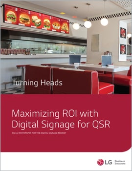 Whitepaper Maximizing ROI with Digital Signage for QSR