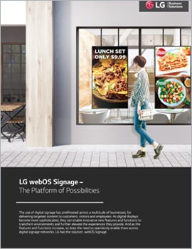 Article  LG webOS Signage – The Platform of Possibilities