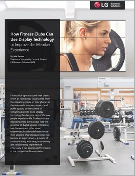 Article  How Fitness Clubs Can Use Display Technology to Improve the Member Experience