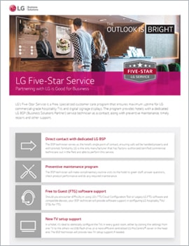 Brochure LG Five-Star Service