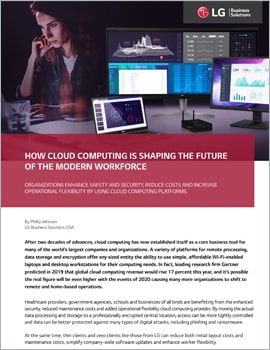 Article  How Cloud Computing Is Shaping the Future of the Modern Workforce