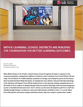 Article  With E-Learning, School Districts Are Building the Foundation for Better Learning Outcomes