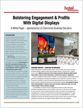 White Paper Bolstering Engagement and Profits with Digital Displays